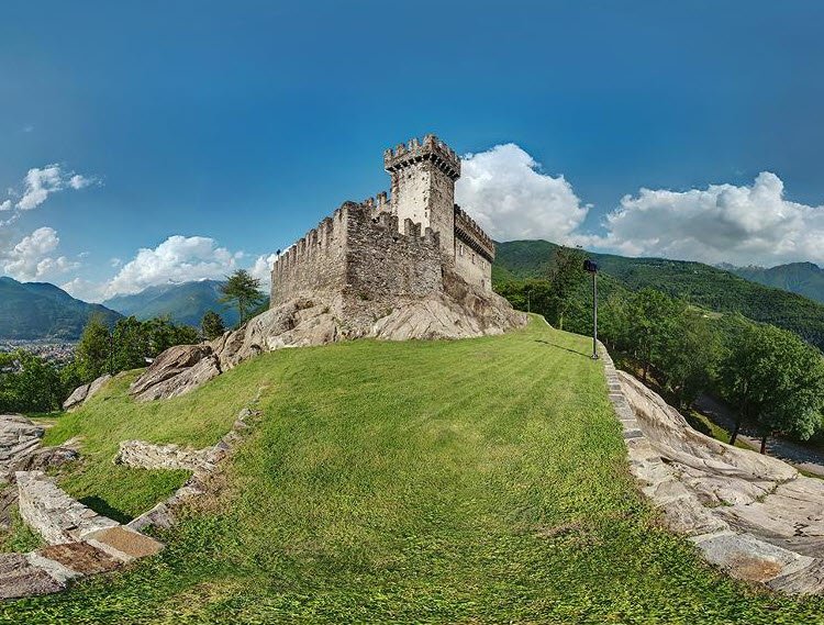 Castello di Sasso Corbaro, Bellinzona, Switzerland, Switzerland